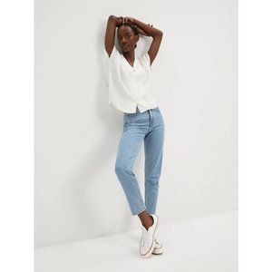 Frank & Oak Stevie Straight Tapered Leg Light Wash